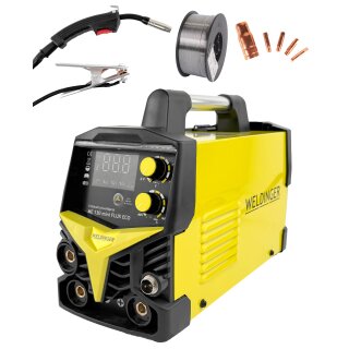 WELDINGER ME 130 mini FLUX ECO Fülldrahtschweißgerät mit Fülldraht und Zubehör
