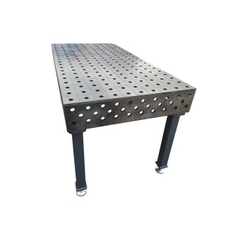 Schweißtisch 2000x1000x200 28mm Lochsystem 15mm Plattenstärke  mit Beinen