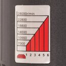 WELDINGER Geradschleifer GS 650el 650 W Aufnahme 3/6/8 mm + HM Frässtifte SET 6 mm B C D F G für Metall