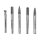 WELDINGER Geradschleifer GS 650el 650 W Aufnahme 3/6/8 mm + HM Frässtifte SET 6 mm B C D F G für Metall