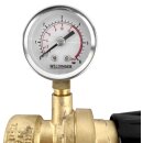Druckregler Druckminderer Schutzgas für Einwegflaschen 1/4" Abgang mit 1 Manometer  Liter/min