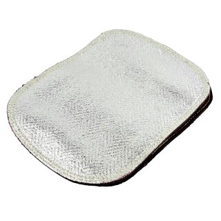 Hase Hand Hitzereflektor Leder aluminisierte Außenseite 1 oder 2 Stück