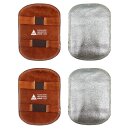 Doppelpack Hase Hand Hitzereflektor Leder aluminisierte...