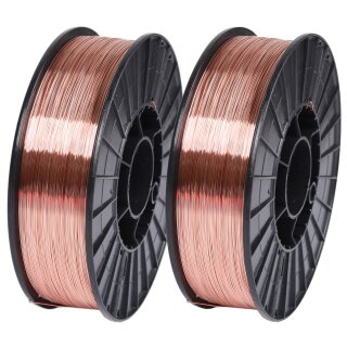 Doppelpack WELDINGER SG2 MAG-0,6 mm 5,0 kg 200er Rolle Universalschweißdraht verkupfert