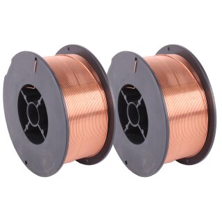 Doppelpack WELDINGER SG2 TI für KFZ 0,6 mm 1 kg Universalschweißdraht verkupfert (D100)