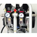 FK480 Alu pro WELDINGER Flüsterkompressor Werkstattprofi 3500 W 3-10 bar 39l Aluminiumtank Gewicht 22 kg