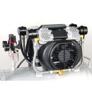 FK480 Alu pro WELDINGER Flüsterkompressor Werkstattprofi 3500 W 3-10 bar 39l Aluminiumtank Gewicht 22 kg