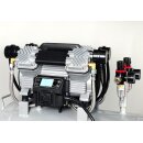 FK480 Alu pro WELDINGER Flüsterkompressor Werkstattprofi 3500 W 3-10 bar 39l Aluminiumtank Gewicht 22 kg