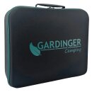GARDINGER Camping Universal-Kartuschen Kocher Safety Camp Allgas einflammig Piezo Zündsicherung Adapterschlauch Softbox