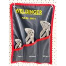 3er-Set Zangenschlüssel 7"/10"/12" 180-300 mm WELDINGER