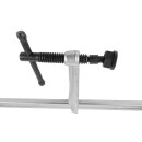 SET 2x WELDINGER Schlosser-Schraubzwinge Ganzstahl 120x600 mm mit beweglicher Druckplatte