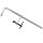 SET 2x WELDINGER Schlosser-Schraubzwinge Ganzstahl 120x600 mm mit beweglicher Druckplatte
