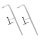 SET 2x WELDINGER Schlosser-Schraubzwinge Ganzstahl 120x600 mm mit beweglicher Druckplatte