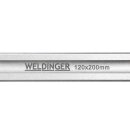 WELDINGER Schlosser-Schraubzwinge Ganzstahl 2K Griff 120x200 mm