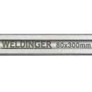 WELDINGER Schlosser-Schraubzwinge Ganzstahl 2K Griff 80x300 mm