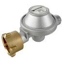 Anschlussset für 2 Kartuschengeräte wie Quicky Gasgrill 1,3m Adapterschlauch mit Schnellkupplung beide Seiten und Regler 2,5bar