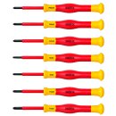 WELDINGER VDE-Präzisions-Schraubendreher 7-tlg. PH Torx in Box