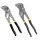 2er-Set Zangenschlüssel 7"/10" 180-230 mm WELDINGER