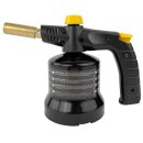 WELDINGER Profi - Kartuschen Lötlampe mit Piezozündung Überkopfbetrieb möglich + 5 Kartuschen