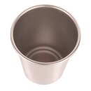 4x Trinkbecher Edelstahl 230 ml GARDINGER für Wasserspender in Büro und Gewerbe Mehrweg statt Einweg!