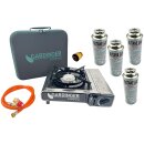GARDINGER Campingkocher Safety Camp Allgas Piezo...