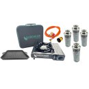 GARDINGER Campingkocher Safety Camp Allgas Piezo...
