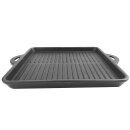 GARDINGER Campingkocher Safety Camp Allgas Piezo Zündsicherung Set mit Grillplatte vier Kartuschen