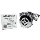WELDINGER Edelstahl Fülldraht 0,8 mm 1 kg V2A Gasdüse, 5x Stromdüsen MB15