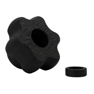 M5 Schwarz Sterngriffschrauben Vario Kopf 10x