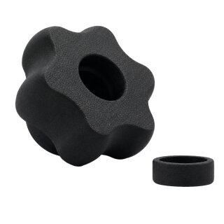 M8 Schwarz Sterngriffschrauben Vario Kopf 10x