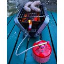 Caravanset BBQ 42 BBQ for two kleinster Koffergasgrill für unterwegs von GARDINGER mit Anschluss für 30Mbar Gassteckdose und 3m Schlauch