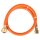 SET Leere orange befüllbare Gasflasche 5kg Propan Butan Flasche mit Kragen+ Adapter + Umfüllschlauch Propan Butan #1