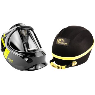 Set WELDINGER Automatik-Schweißhelm AH 600 light air + Helmtasche