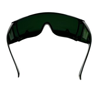 WELDINGER Schweisserbrille Panorama grün DIN5 - für Brillenträger!