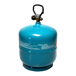 Leere befüllbare Gasflasche 3 kg Propan Butan